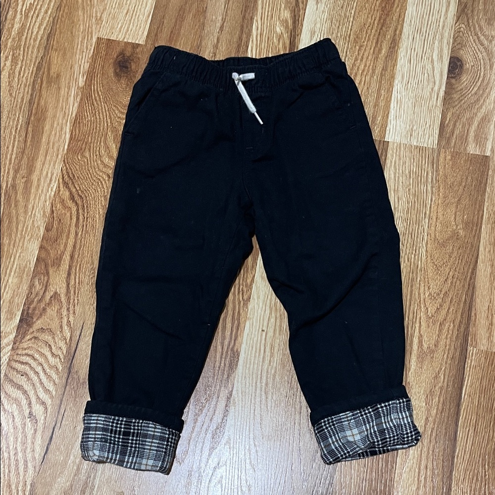 Old Navy Black Fleece Lined Pants